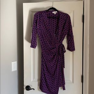 Maternity wrap dress